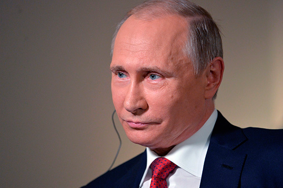 The key to Putin&rsquo;s high rating in the US is his image of a powerful leader. Vladinir Putin. AP Photo