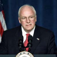 Cheney meets Japanese emperor, tells troops U.S. won't relent in Iraq war