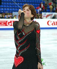 Figure skating star Slutskaya becomes TV star