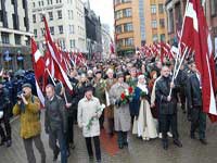 Latvian Nazis March Again Glorifying Hitler’s Germany