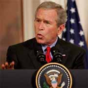 US President George W. Bush says he'll urge solution on Kashmir