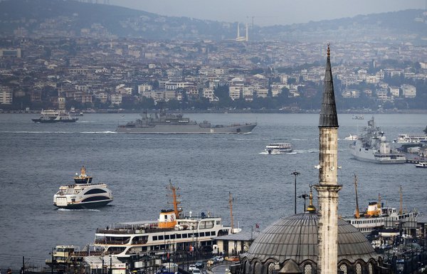 Let's reconcile the two old friends: Russia and Turkey. Bosphorus Strait