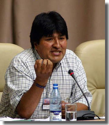 Bolivia: president accuses some foreign oil firms of acting illegally