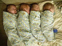 7 children in two pregnancies