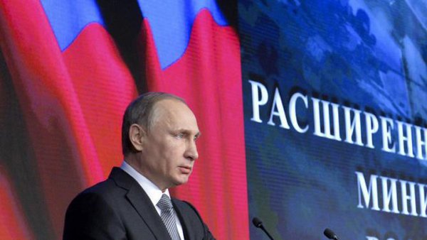 Putin orders immediate destruction of any threat to Russia in Syria. Putin speaks at Defense Ministry Board