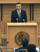 Speaker of Kyrgyzstan's parliament steps down