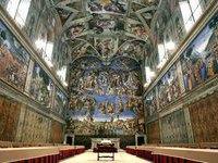 Sweaty and dusty human bodies destroy Michelangelo's frescoes at Sistine Chapel. 48950.jpeg