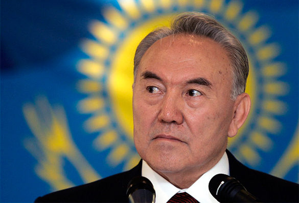 Kazakhstan's president doesn't threaten, but gives a warning. Nursultan Nazarbayev