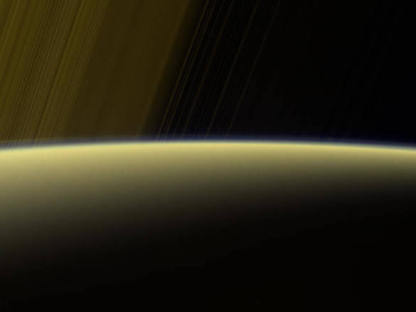 NASA unveils unique photo of sunrise on Saturn. 60962.jpeg