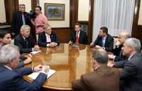 Leaders of Serbia and Montenegro discuss department