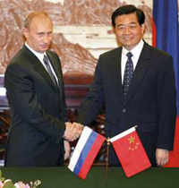 Putin visits China to open the Year of Russia