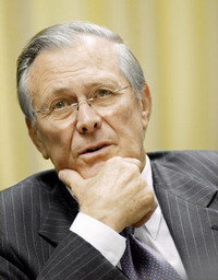 Donald Rumsfeld's memo excites White House's disapproval