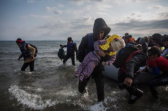 Europe drowning in sea of refugees. Refugees in Europe