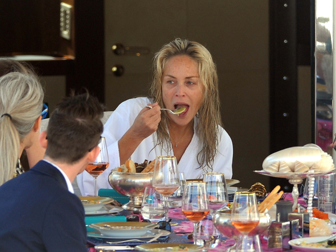 Good morning, Sharon Stone