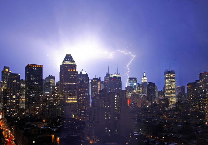 Spectacular photos of lightnings