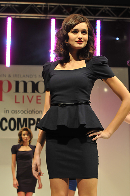 Amy Childs at the Clothes Show in Birmingham