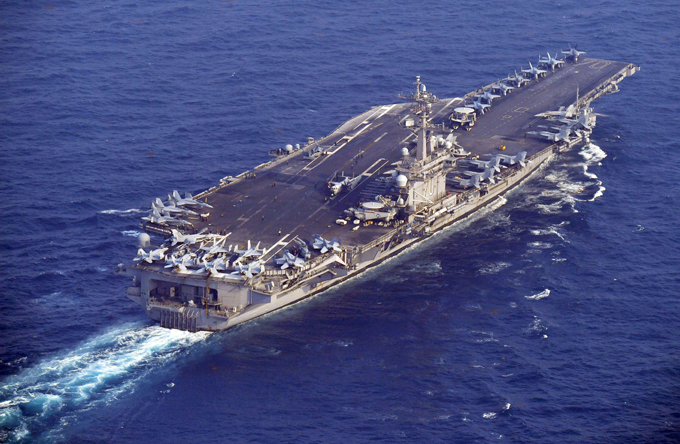 The impressive power of USS Carl Vinson