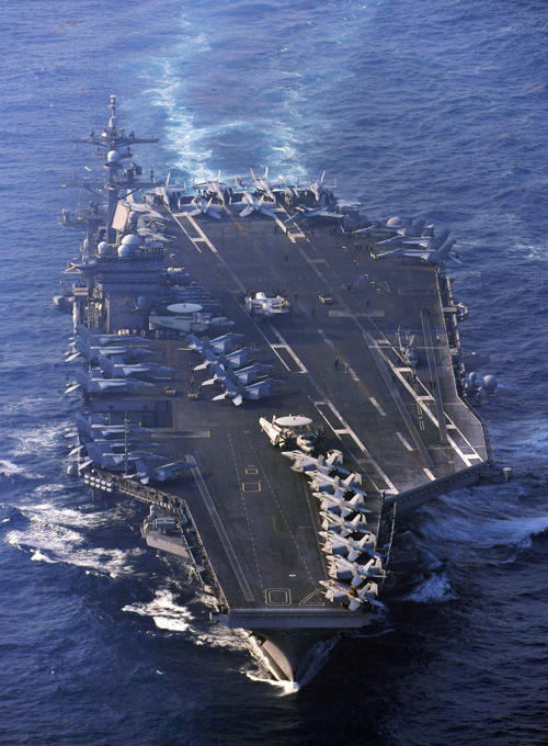 The impressive power of USS Carl Vinson
