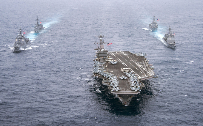 The impressive power of USS Carl Vinson