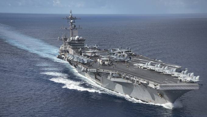 The impressive power of USS Carl Vinson