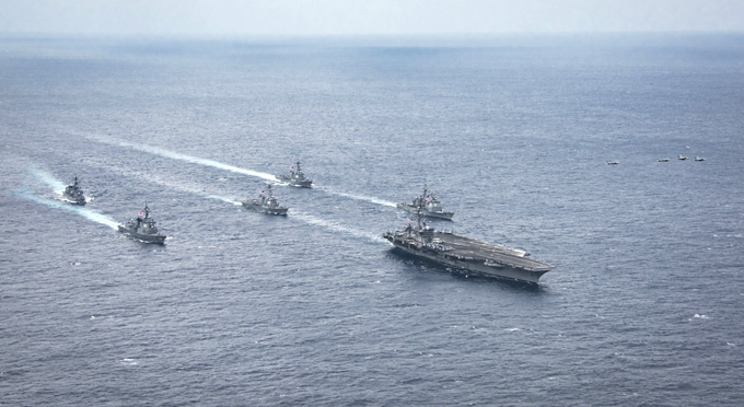 The impressive power of USS Carl Vinson