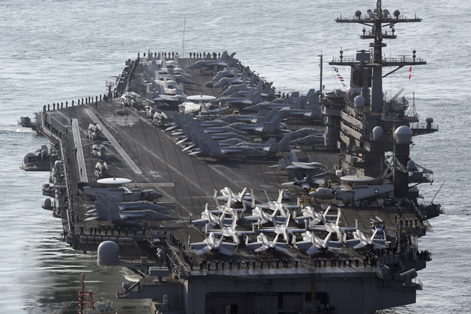 The impressive power of USS Carl Vinson