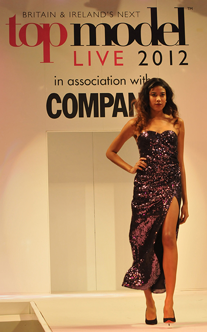 Amy Childs at the Clothes Show in Birmingham