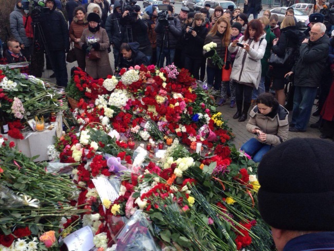 Russians crying for France