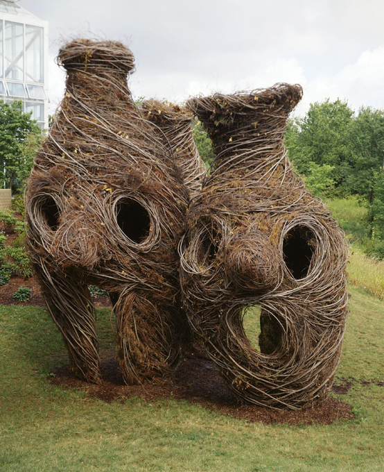 Willow-weaving art by Patrick Dougherty