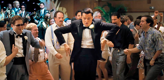 Leonardo DiCaprio in 'The Wolf Of Wall Street'