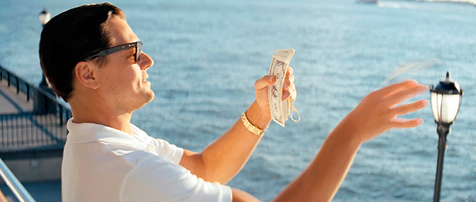 Leonardo DiCaprio in 'The Wolf Of Wall Street'