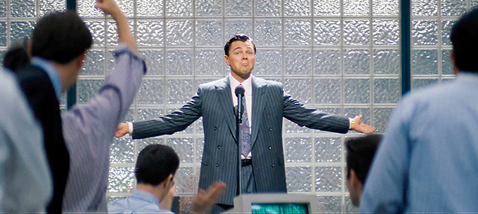 Leonardo DiCaprio in 'The Wolf Of Wall Street'