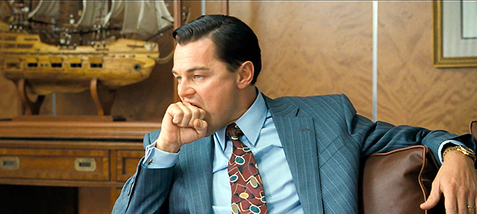 Leonardo DiCaprio in 'The Wolf Of Wall Street'