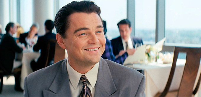 Leonardo DiCaprio in 'The Wolf Of Wall Street'