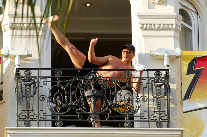 Jean Claude Van Damme rocks at 52