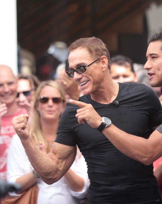 Jean Claude Van Damme rocks at 52