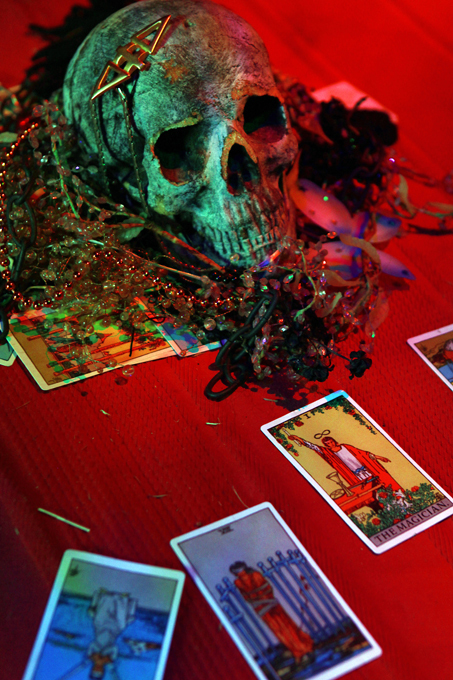 Getting trick-or-treating with it