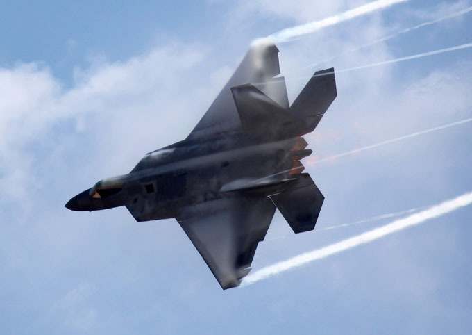 F-22 Raptor in action