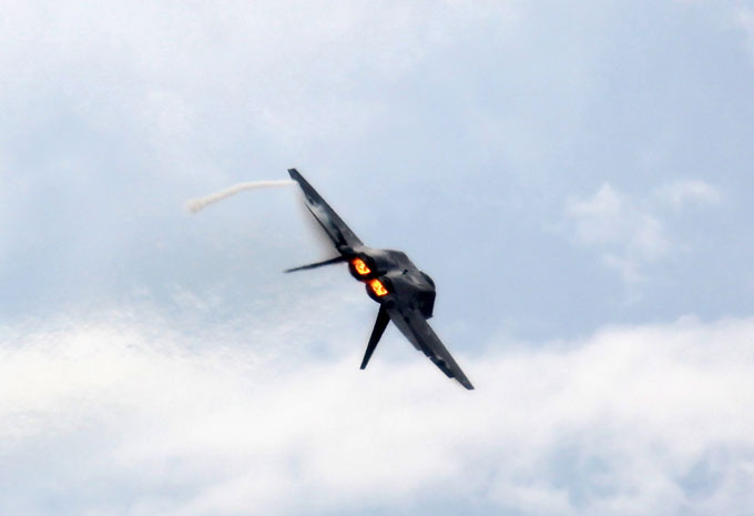 F-22 Raptor in action