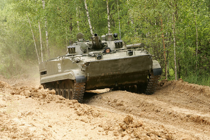 Russia's armored vehicle BMP-3