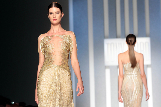 Tony Ward's collection of gowns