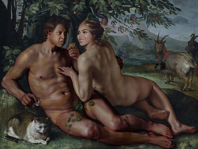 Antique Beyonce fan-made paintings