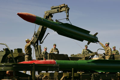 Russian missiles destroy targets