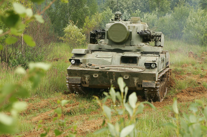 Tunguska self-propelled anti-aircraft system