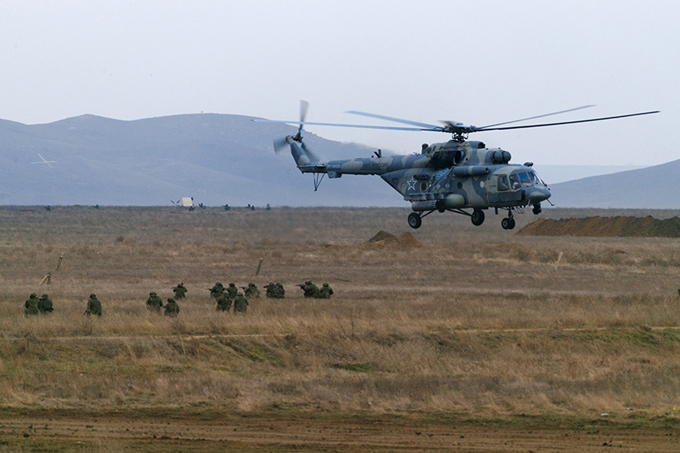 Crimea under Russia's defense