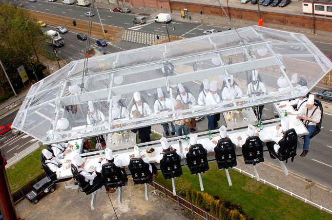 This dinner is not for the faint-hearted