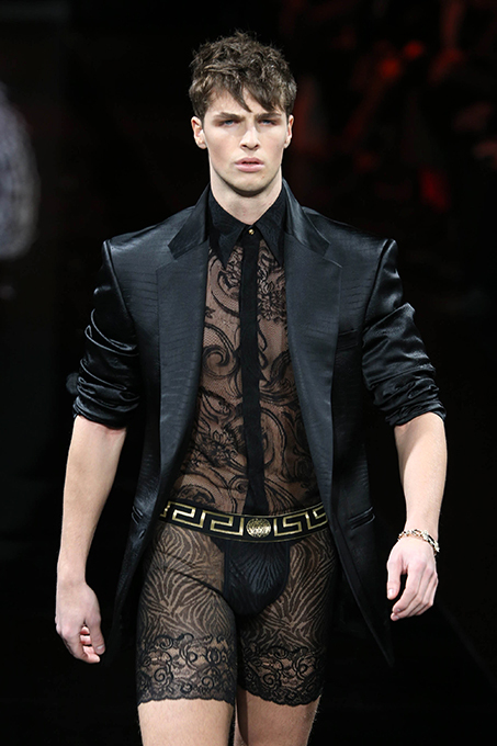 Lacy and racy collection for men by Versace