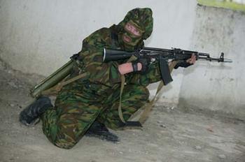 Chechnya. Russian Spetsnaz (special purpose units)