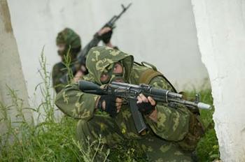 Chechnya. Russian Spetsnaz (special purpose units)