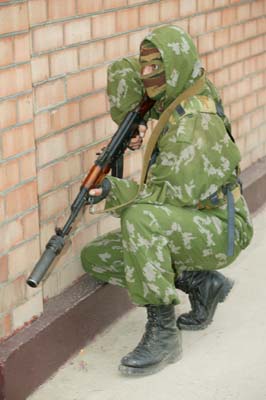 Chechnya. Russian Spetsnaz (special purpose units)